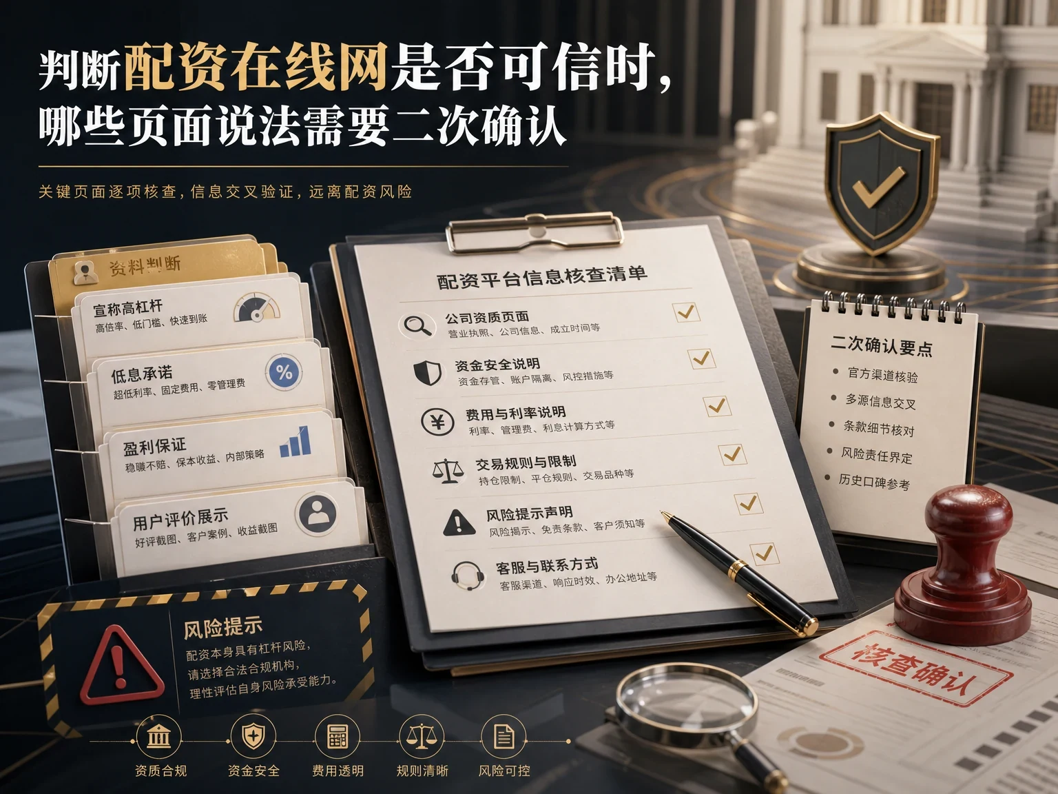 判断配资在线网是否可信时,哪些页面说法需要二次确认 插图