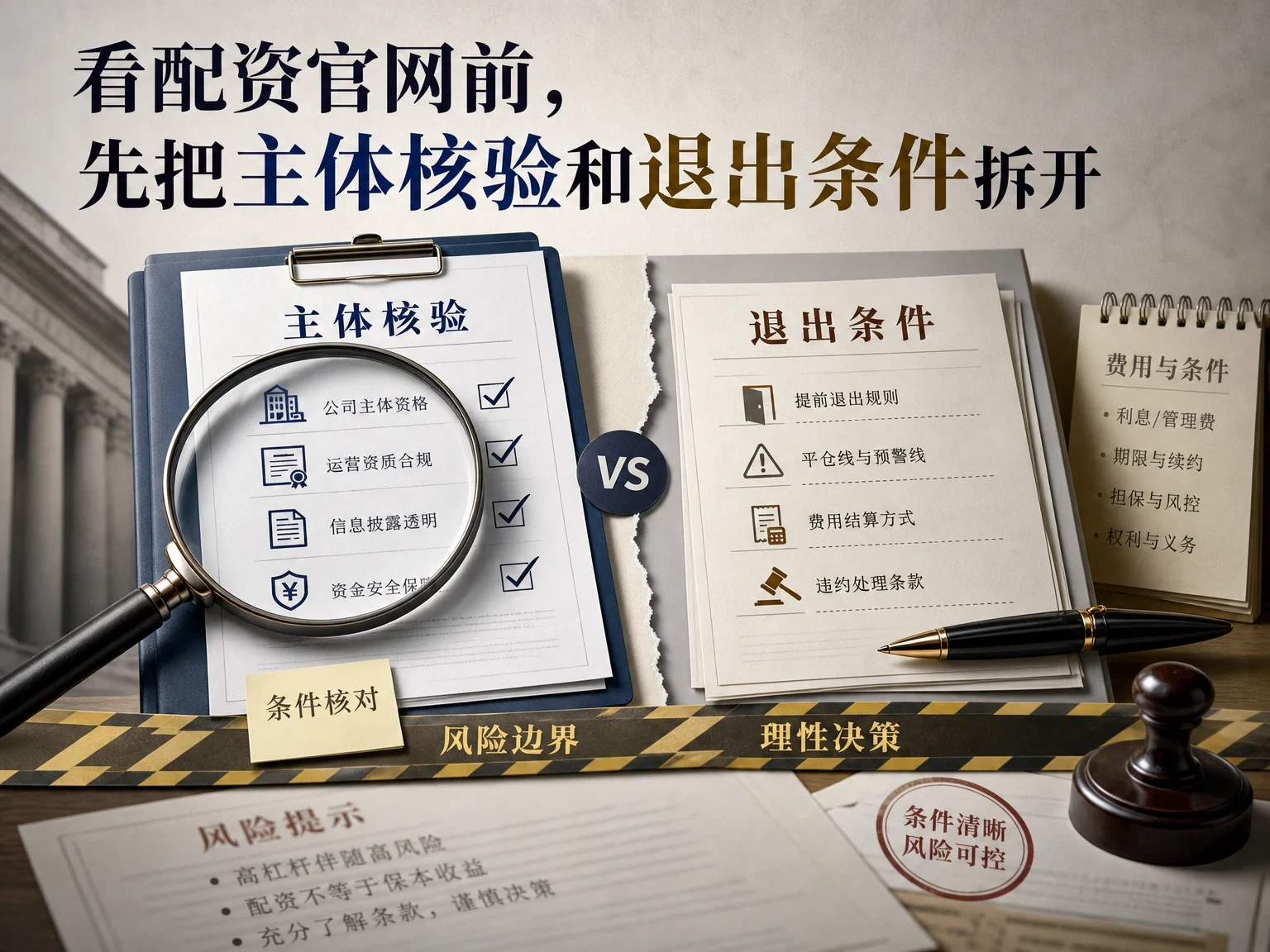 看配资官网前,先把主体核验和退出条件拆开 插图