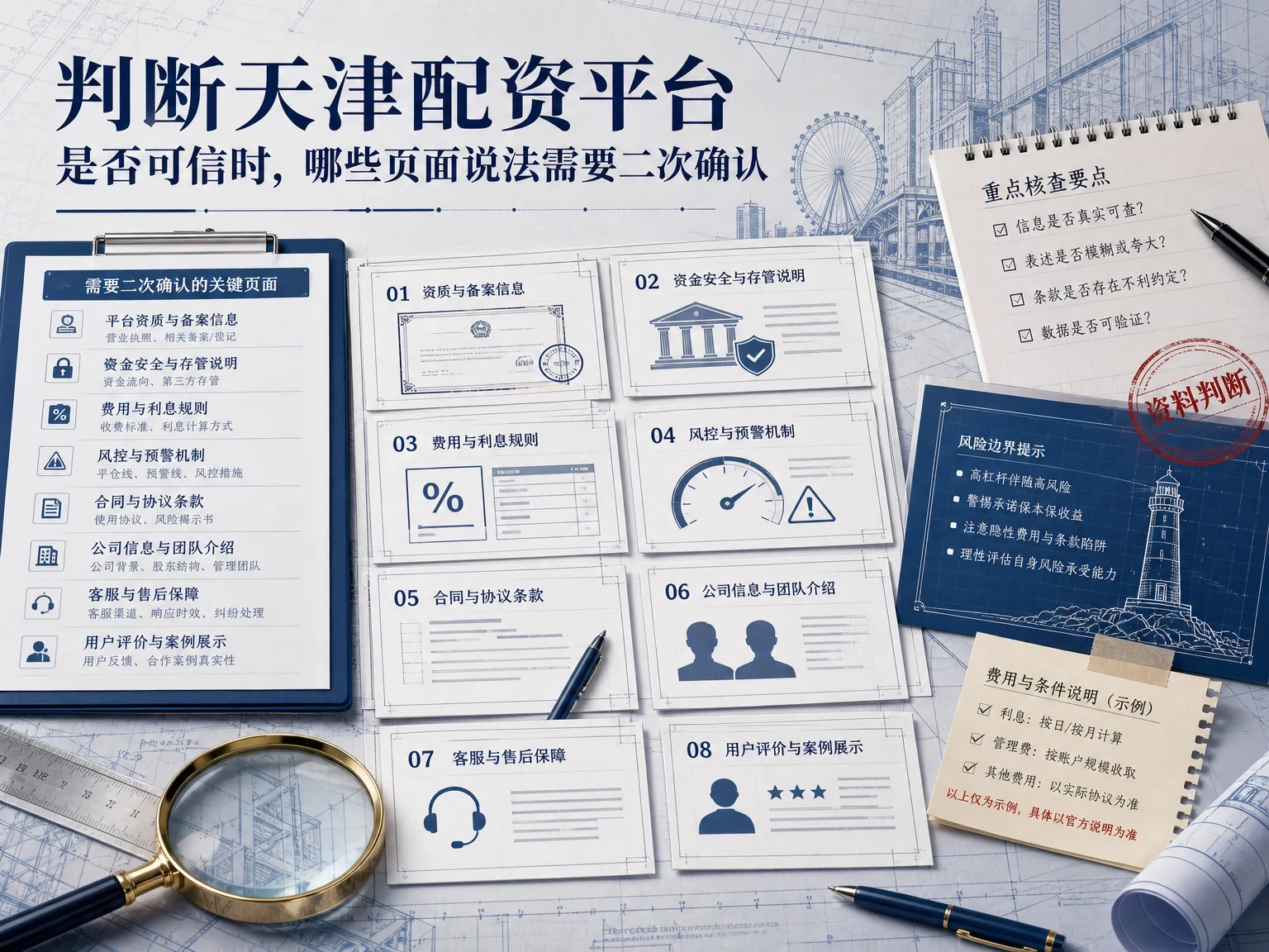 判断天津配资平台是否可信时，哪些页面说法需要二次确认缩略图