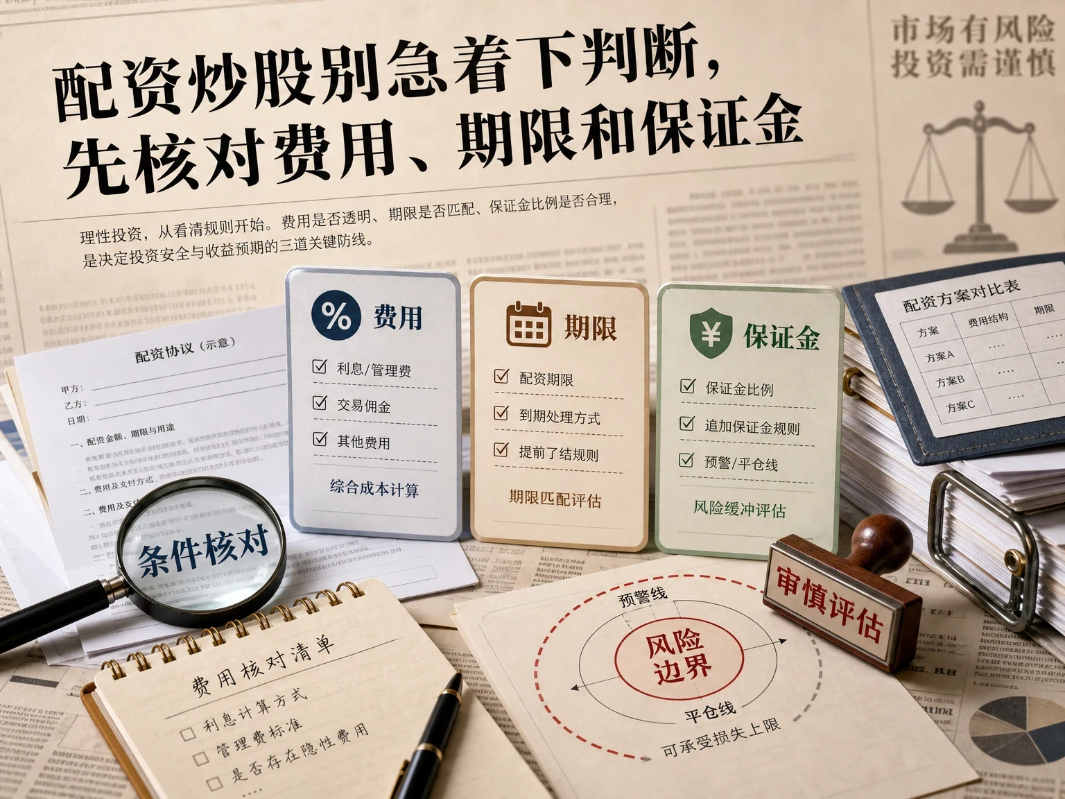 配资炒股别急着下判断,先核对费用、期限和保证金 插图