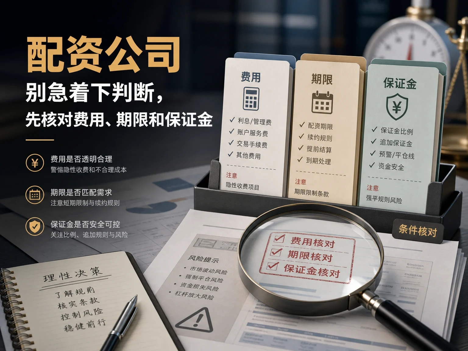 配资公司别急着下判断,先核对费用、期限和保证金 插图