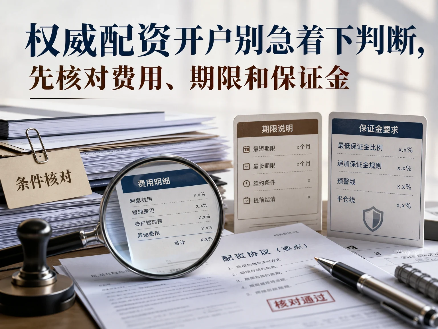 权威配资开户别急着下判断，先核对费用、期限和保证金缩略图
